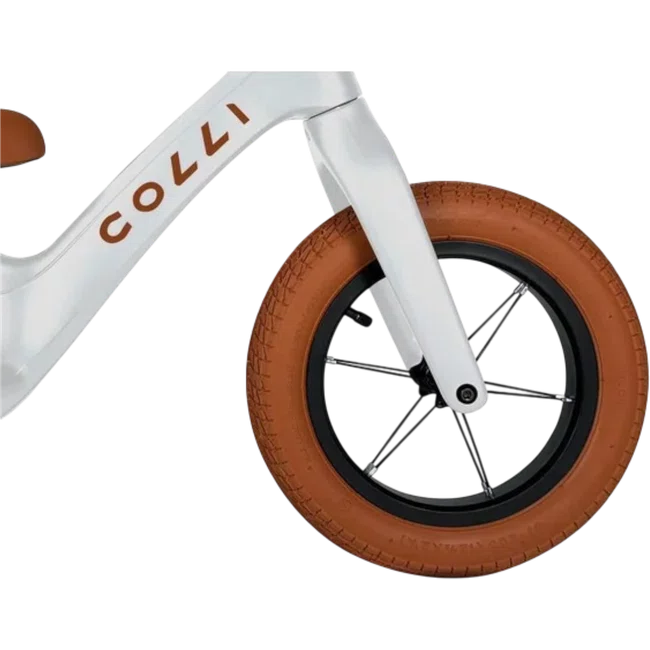 Bicicleta Colli Aro 12 Balance Branco e Marromㅤㅤㅤㅤㅤㅤㅤㅤㅤ