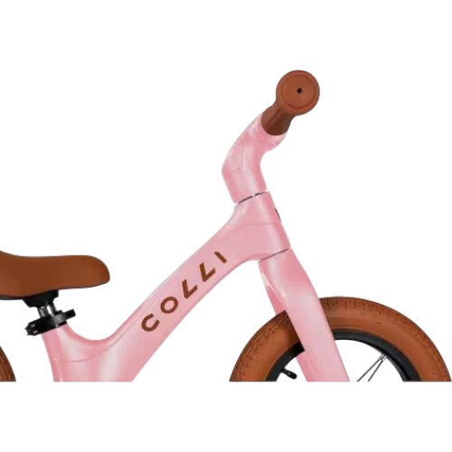 Bicicleta Colli Aro 12 Balance Rosa e Marron