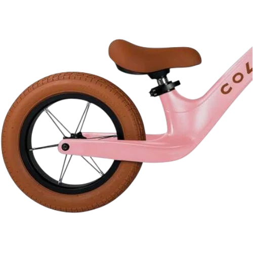 Bicicleta Colli Aro 12 Balance Rosa e Marron
