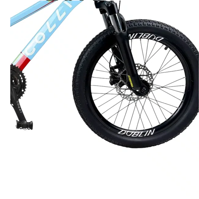 Bicicleta Colli Aro 20 Dublin 7v Azul Champanhe