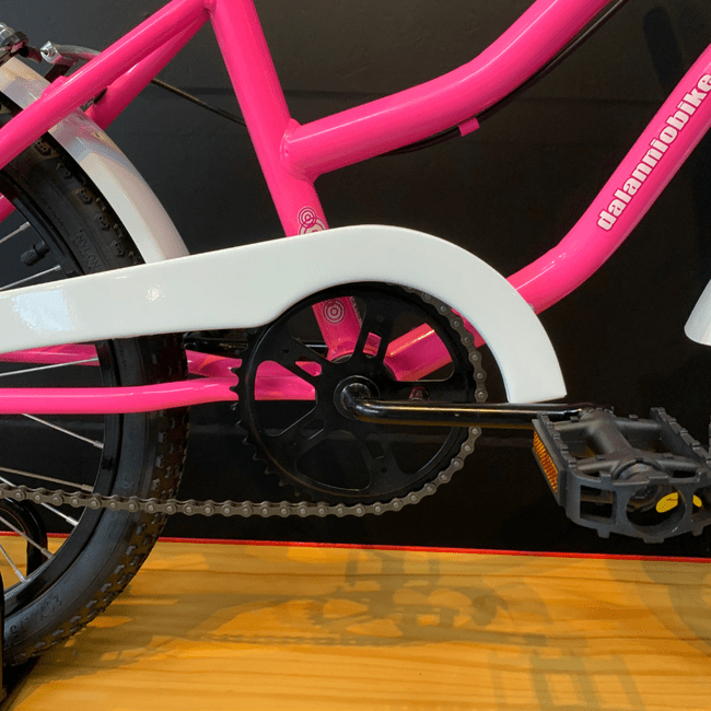 Bicicleta Dalannio Beach Retrô Aro 20 Feminina Rosa Chiclete
