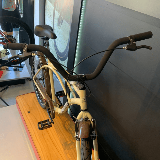 Bicicleta Dalannio Beach Aro 26 Masculina Bege e Marromㅤㅤㅤ