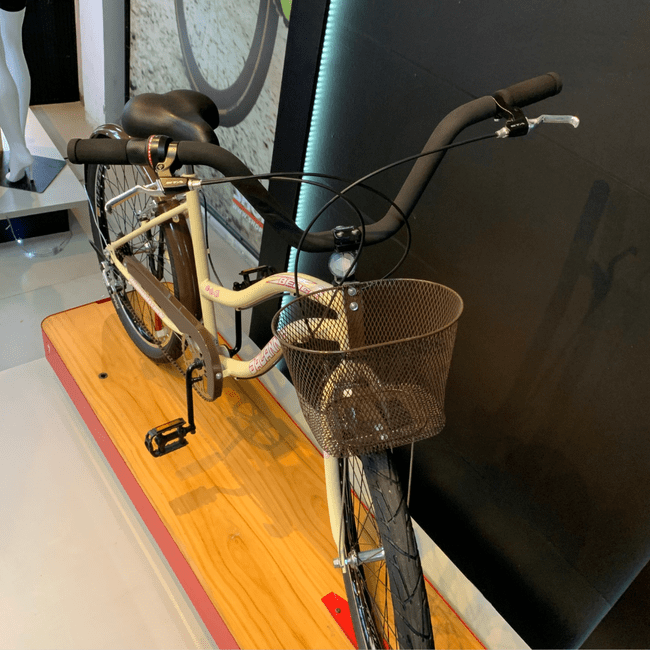 Bicicleta Dalannio Beach Retrô Aro 26 6v Feminina Bege e Marrom