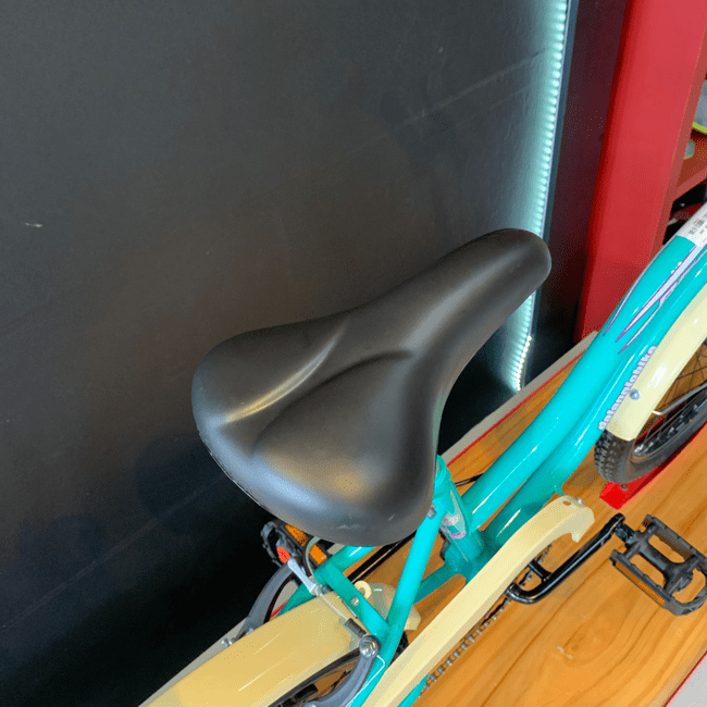 Bicicleta Dalannio Beach Retrô Aro 20 Feminina Verde Agua e Bege