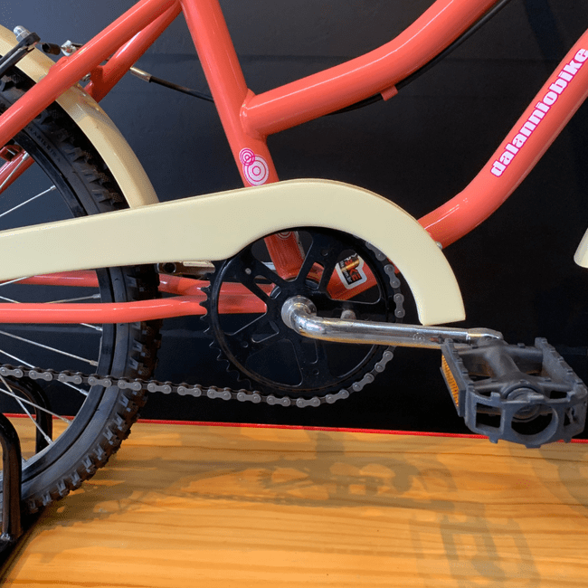 Bicicleta Dalannio Beach Retrô Aro 20 Feminina Salmão