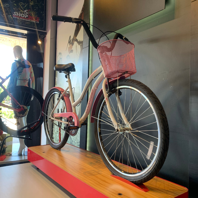 Bicicleta Dalannio Beach Retrô Aro 26 Feminina Branco