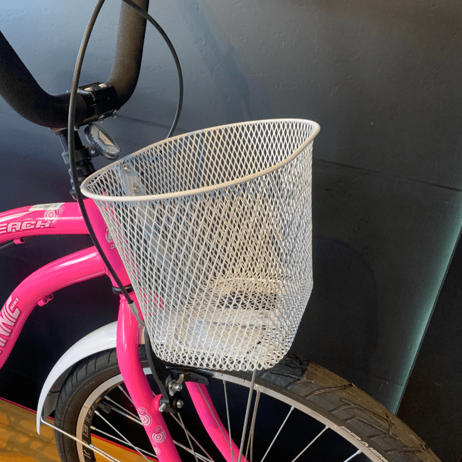 Bicicleta Dalannio Beach Retrô Aro 26 Feminina Rosa Chiclete