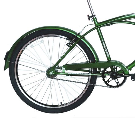 Bicicleta Dalannio Beach Retrô Aro 26 Masculino Verde