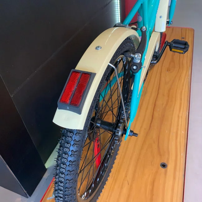 Bicicleta Dalannio Beach Retro Feminina Aro 20 Azul Turquesa