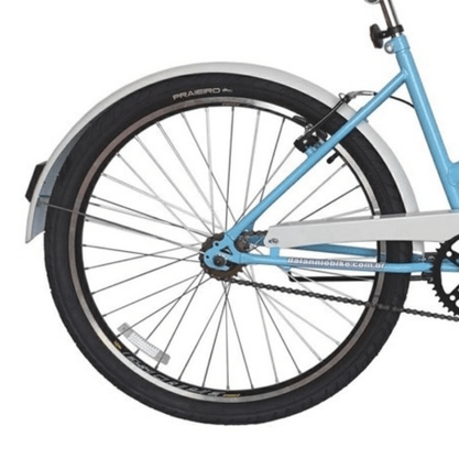 Bicicleta Dalannio Beach Retrô Aro 26 Feminina Azul Bebê