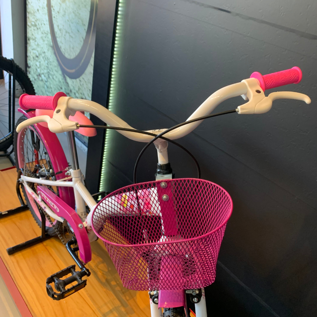 Bicicleta Dalannio Fashion Aro 20 Branco / Rosaㅤㅤㅤㅤㅤㅤㅤㅤ