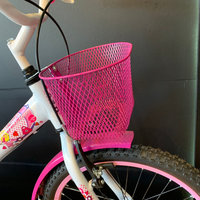 Bicicleta Dalannio Fashion Aro 20 Branco / Rosaㅤㅤㅤㅤㅤㅤㅤㅤ