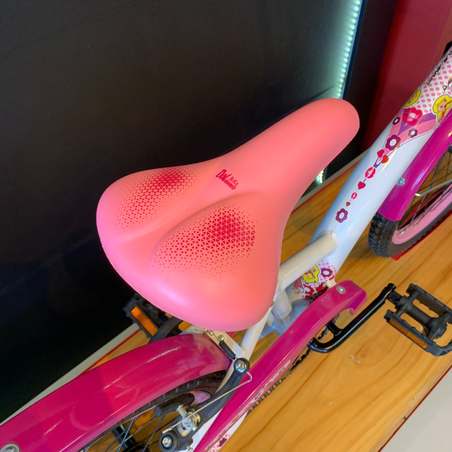 Bicicleta Dalannio Fashion Aro 20 Branco / Rosaㅤㅤㅤㅤㅤㅤㅤㅤ