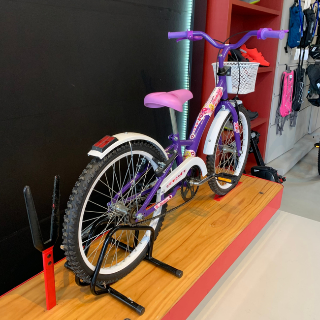 Bicicleta Dalannio Fashion Aro 20 Lilas e Brancoㅤㅤㅤㅤㅤㅤㅤ