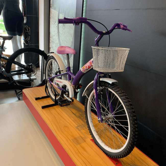 Bicicleta Dalannio Fashion Aro 20 Lilas e Brancoㅤㅤㅤㅤㅤㅤㅤ