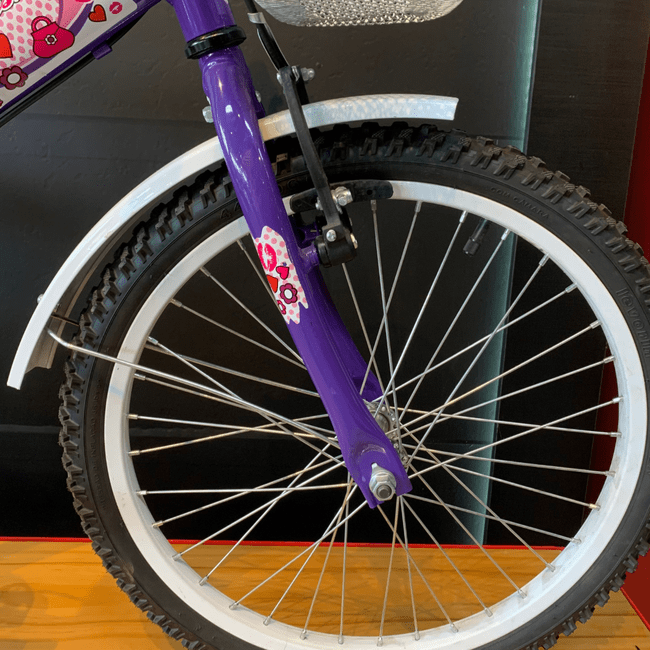 Bicicleta Dalannio Fashion Aro 20 Lilas e Brancoㅤㅤㅤㅤㅤㅤㅤ