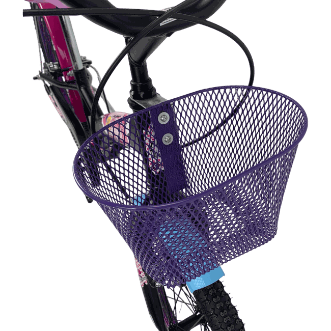 Bicicleta Dalannio Fashion Aro 20 Preto e Rosaㅤㅤㅤㅤ