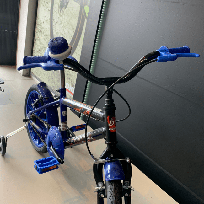 Bicicleta Dalannio Kids Aro 16 Azul e Pretaㅤㅤㅤㅤㅤㅤㅤㅤㅤㅤㅤㅤ