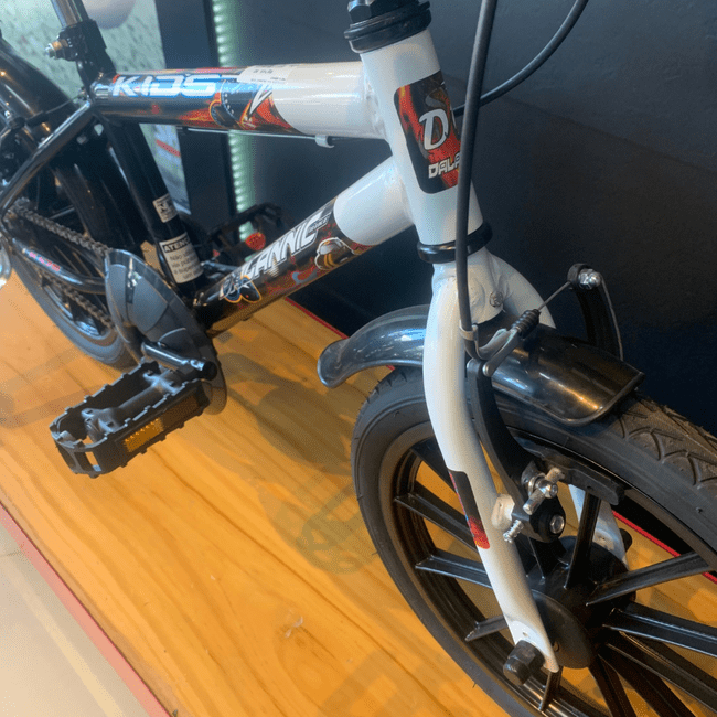 Bicicleta Dalannio Kids Aro 16 Preto e Brancoㅤㅤㅤㅤㅤㅤㅤㅤㅤㅤ