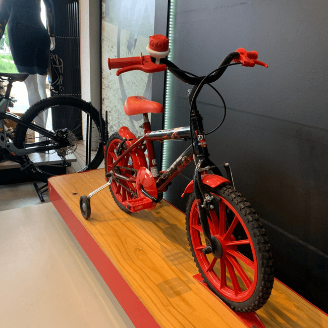 Bicicleta Dalannio Kids Aro 16 Vermelho e Pretoㅤㅤㅤㅤㅤㅤㅤㅤ
