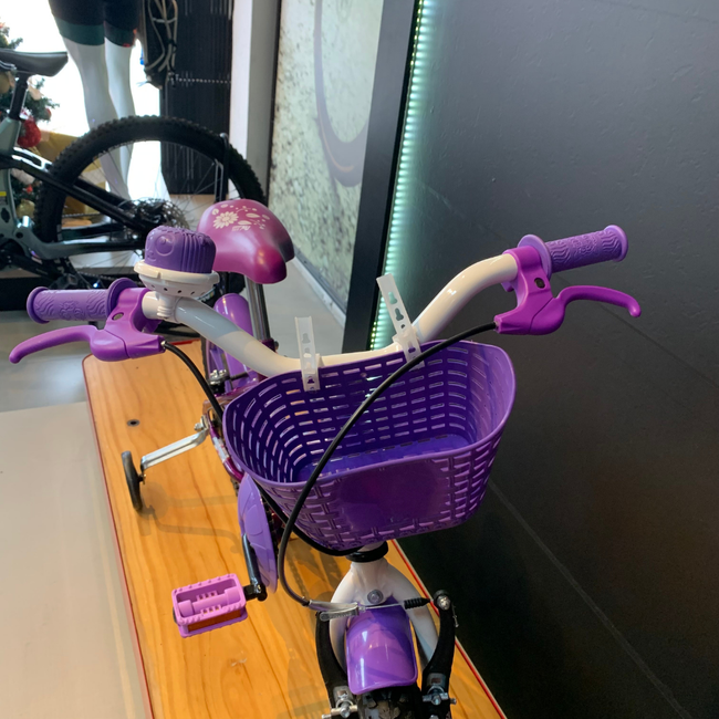 Bicicleta Dalannio Milla Aro 16 Violeta e Brancoㅤㅤㅤㅤㅤㅤㅤ