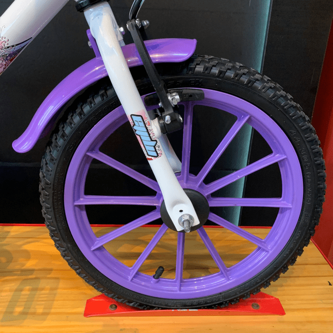 Bicicleta Dalannio Milla Aro 16 Violeta e Brancoㅤㅤㅤㅤㅤㅤㅤ