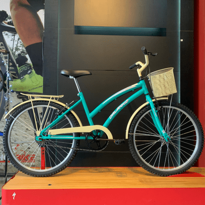 Bicicleta Dalannio Susi Retro Aro 24 Verde Agua ㅤㅤㅤㅤ