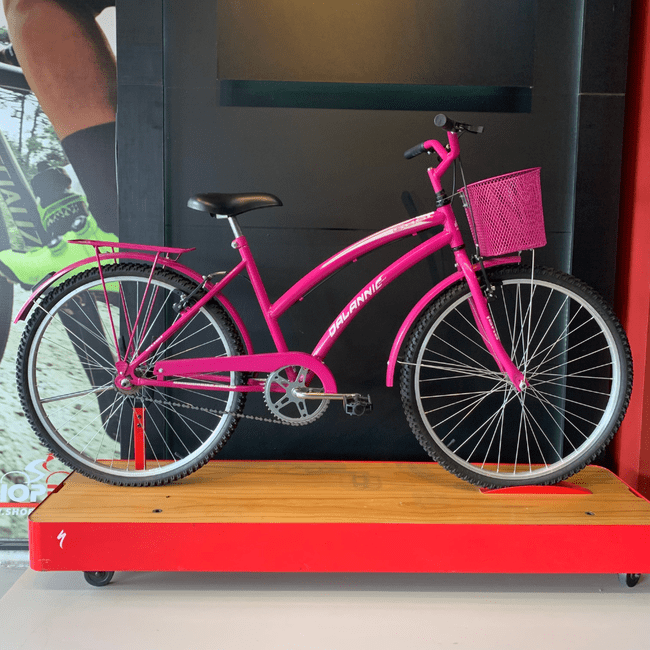 Bicicleta Dalannio Susi Retrô Aro 26 Rosaㅤㅤㅤㅤㅤㅤㅤㅤㅤㅤㅤㅤㅤㅤ