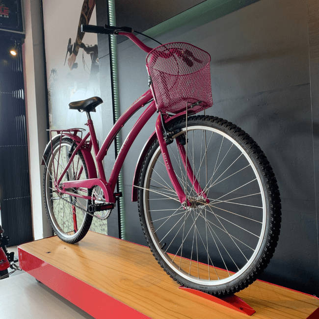 Bicicleta Dalannio Susi Retrô Aro 26 Rosaㅤㅤㅤㅤㅤㅤㅤㅤㅤㅤㅤㅤㅤㅤ