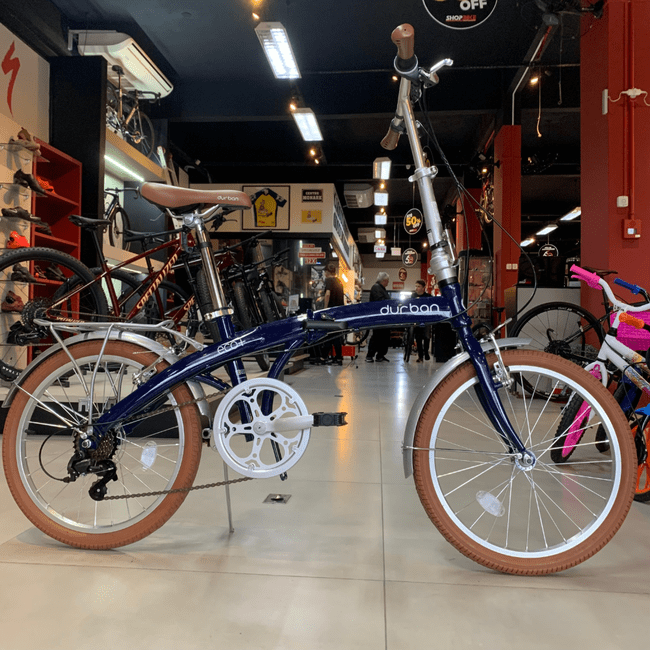 Bicicleta Durban Eco+ Aro 20 MicroSHIFT 6v Azul