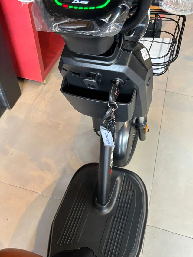 Bicicleta eletrica a10 duos e-trek 48v 1000w preta