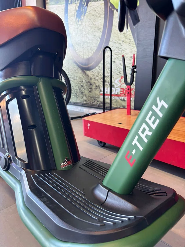 Bicicleta eletrica a10 duos e-trek 48v 1000w verde