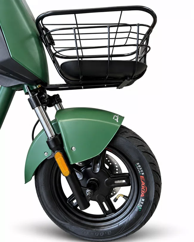 Bicicleta eletrica a10 duos e-trek 48v 1000w verde