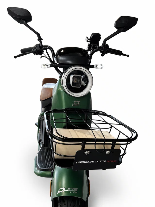 Bicicleta eletrica a10 duos e-trek 48v 1000w verde