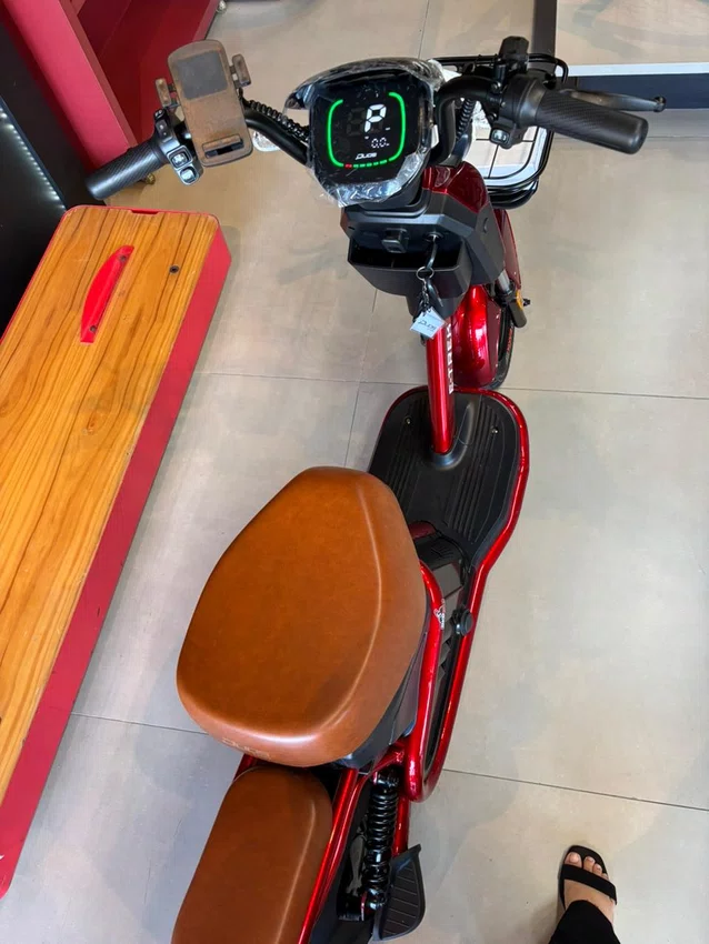 Bicicleta Eletrica A10 Duos E-Trek 48V 1000w Vermelho