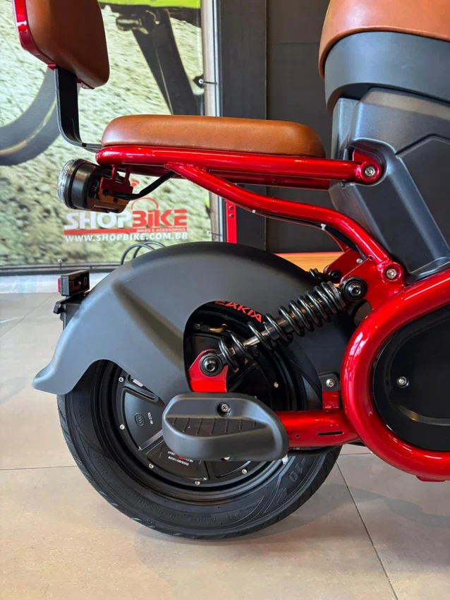 Bicicleta Eletrica A10 Duos E-Trek 48V 1000w Vermelho