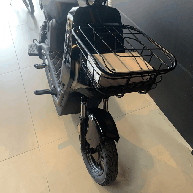 Bicicleta Elétrica Duos Eko-7 600w Aro 12 48v Pretoㅤㅤㅤㅤ