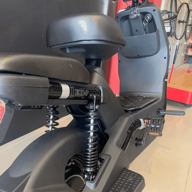 Bicicleta Elétrica Duos Eko-7 600w Aro 12 48v Pretoㅤㅤㅤㅤ