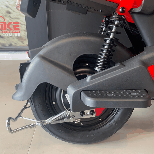 Bicicleta Elétrica Duos Eko-7 600w Aro 12 48v Vermelhoㅤ