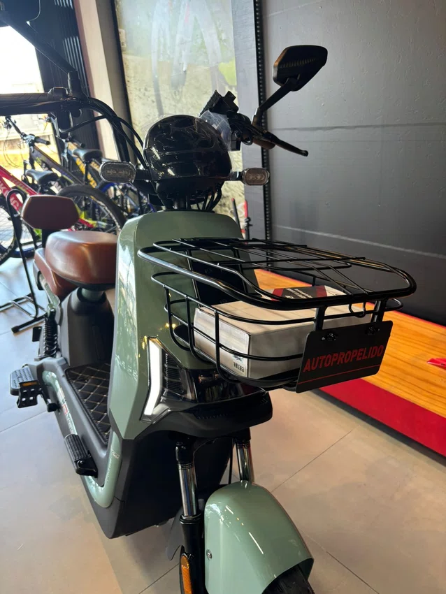 Bicicleta eletrica a12 duos eko-7 800w 48v verde