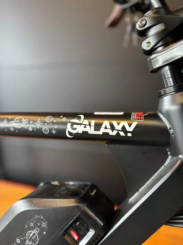 Bicicleta eletrica a20 galaxy 750w 48v preta