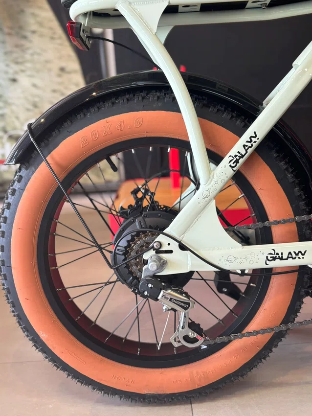 Bicicleta eletrica a20 galaxy 750w 48v verde