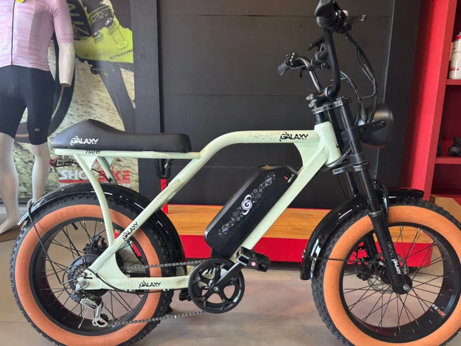 Bicicleta eletrica a20 galaxy 750w 48v verde