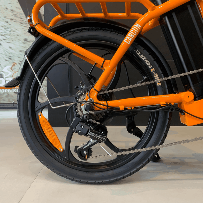 Bicicleta Elétrica Ultramoove Cancun Aro 14 Tourney 7V Laranja