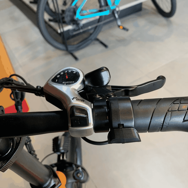 Bicicleta Elétrica Ultramoove Cancun Aro 14 Tourney 7V Laranja