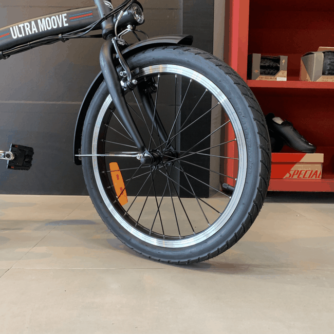 Bicicleta Elétrica Ultramoove Santorini R7 Aro 20 Tourney 7v Preta