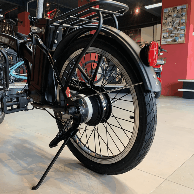 Bicicleta Elétrica Ultramoove Santorini R7 Aro 20 Tourney 7v Preta