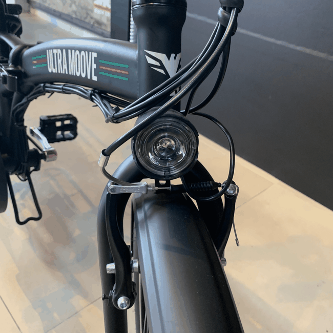 Bicicleta Elétrica Ultramoove Santorini R7 Aro 20 Tourney 7v Preta