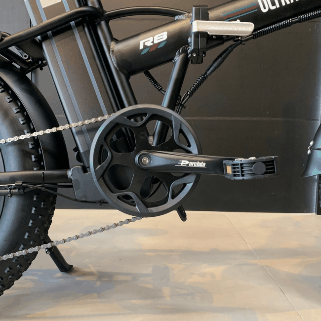 Bicicleta Elétrica Ultramoove Santorini R8 Aro 20 Tourney 7v Preta