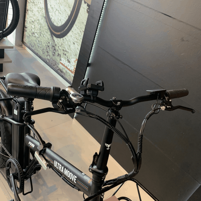 Bicicleta Elétrica Ultramoove Santorini R8 Aro 20 Tourney 7v Preta